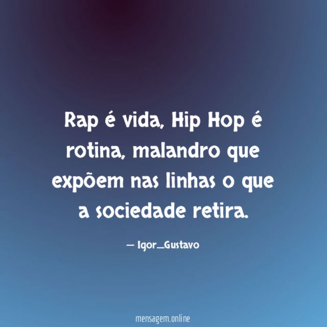 Rap é vida