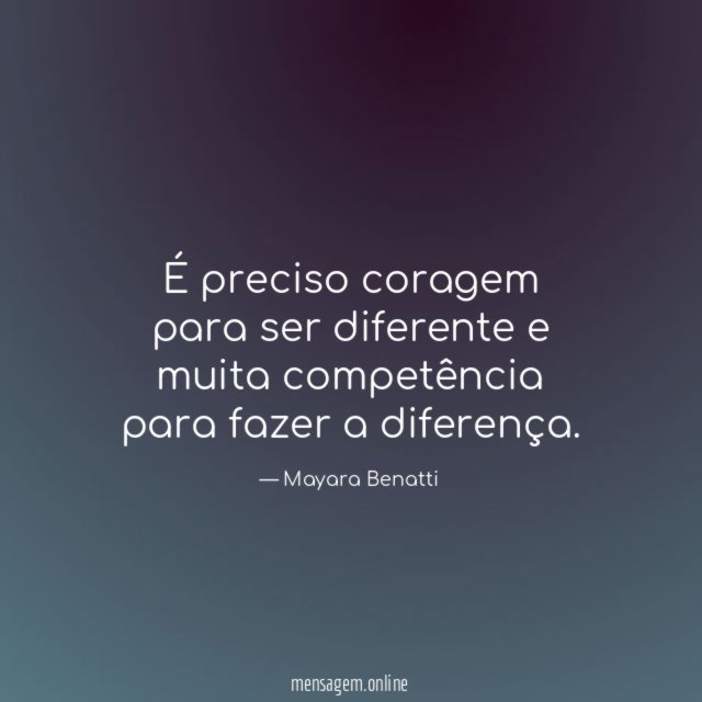 Fazer Diferente, Faz a Diferença 