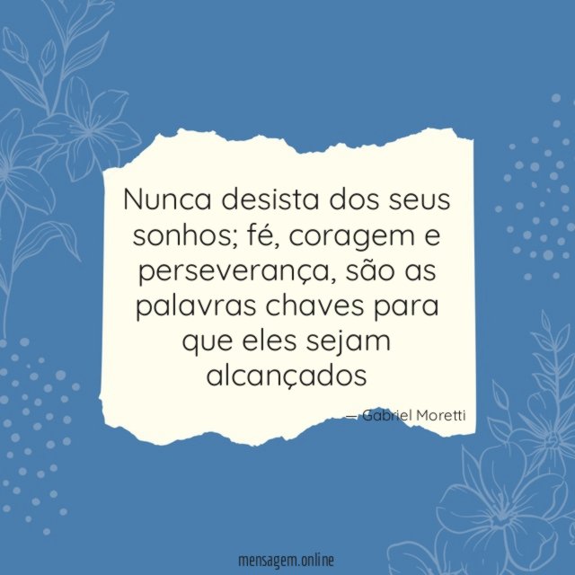 Nunca desista dos seus sonhos. #francanecas #canecasperson…