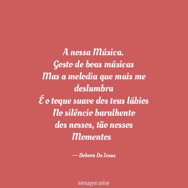 Músicas em Poemas