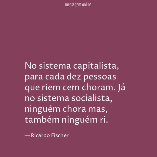 No sistema capitalista