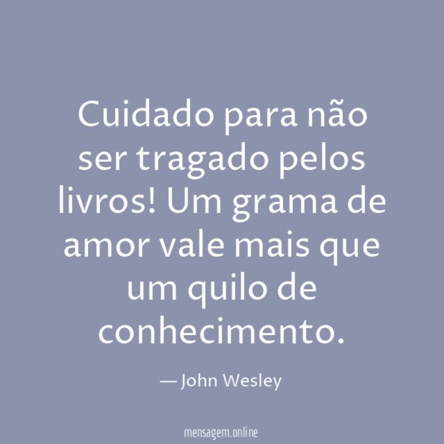 FRASES DE JOHN WESLEY 