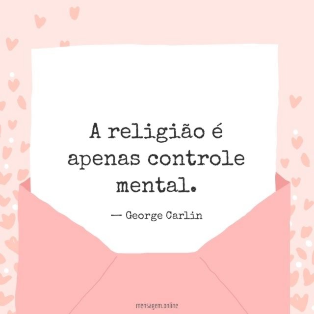 A religião é apenas controle mental