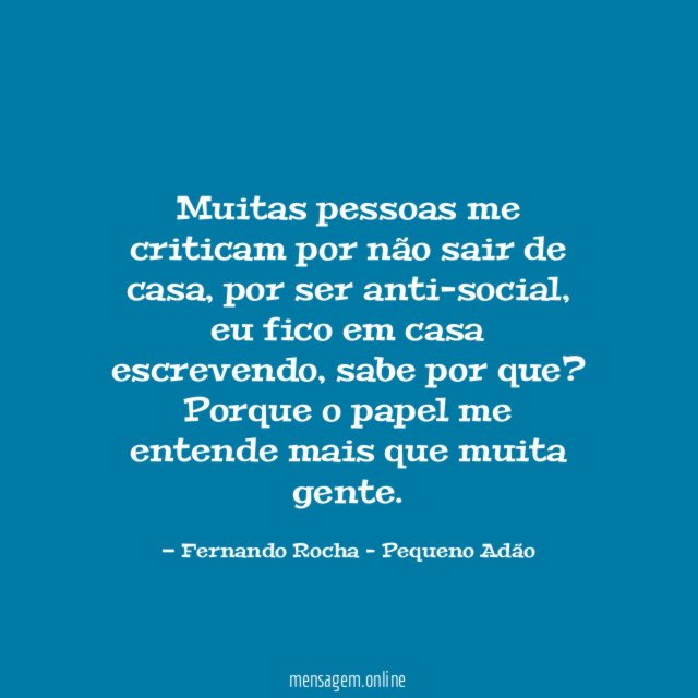 Já cansei dessa vida de figurante. Alana Bree - Pensador