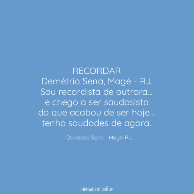 MINHA VEZ Demétrio Sena, Magé - RJ. Demétrio Sena, Magé - RJ. - Pensador