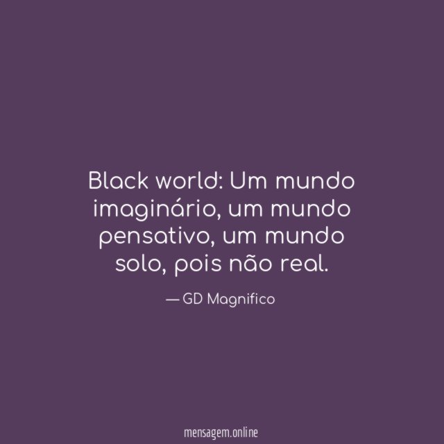 Black world