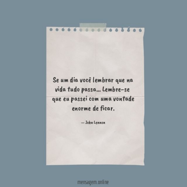 Você sabe, eu fui embora com uma vontade enorme de ficar. - a vazia.  @oficial1967