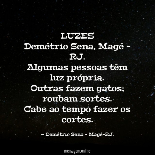 MINHA VEZ Demétrio Sena, Magé - RJ. Demétrio Sena, Magé - RJ. - Pensador