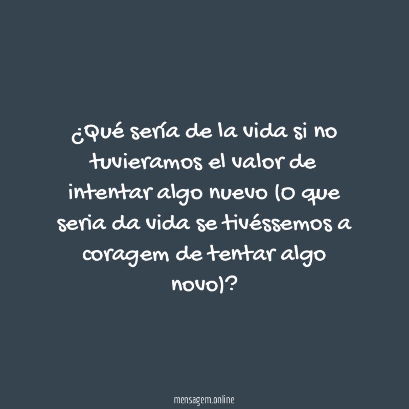 Algo nuevo