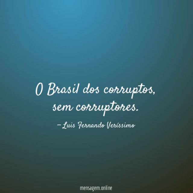 O Brasil dos corruptos