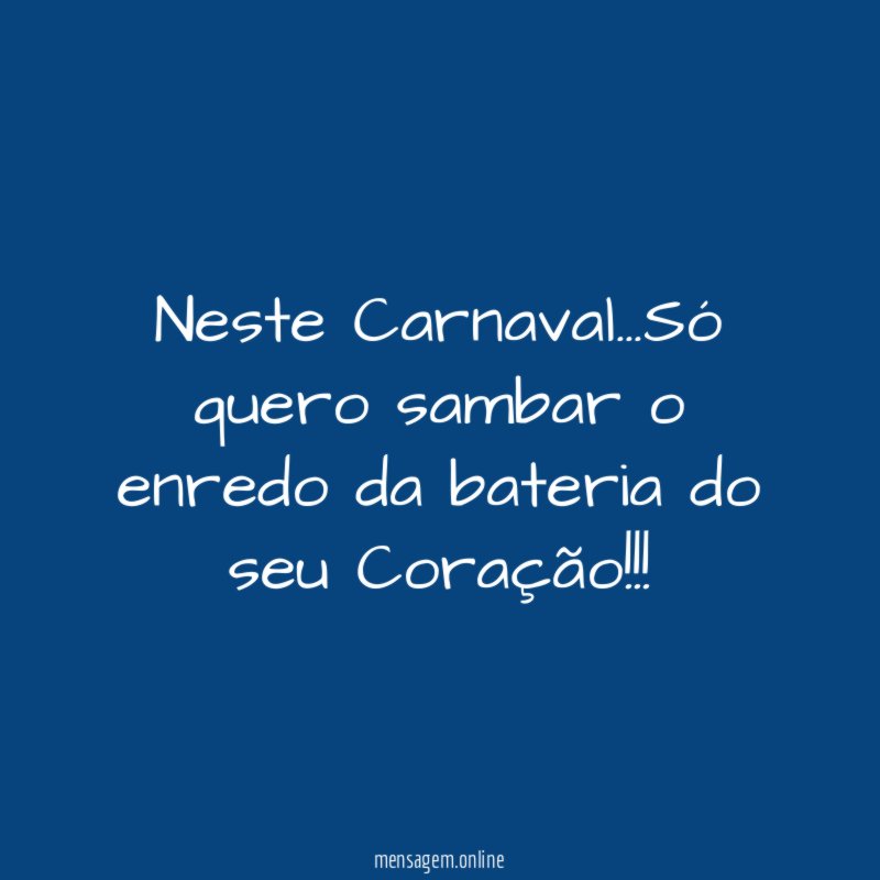 Neste Carnaval