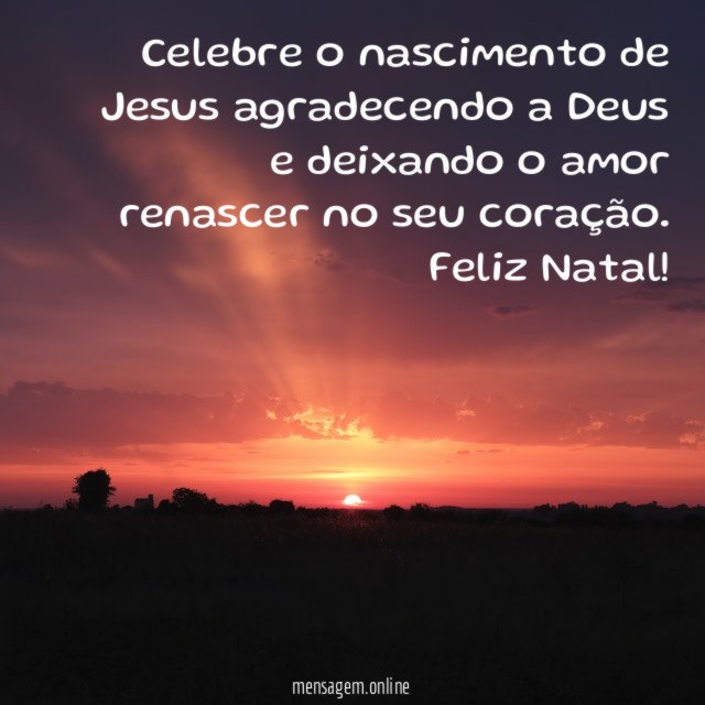 FRASES NATALINAS DE AGRADECIMENTO - Celebre o nascimento de Jesus  agradecendo a Deus